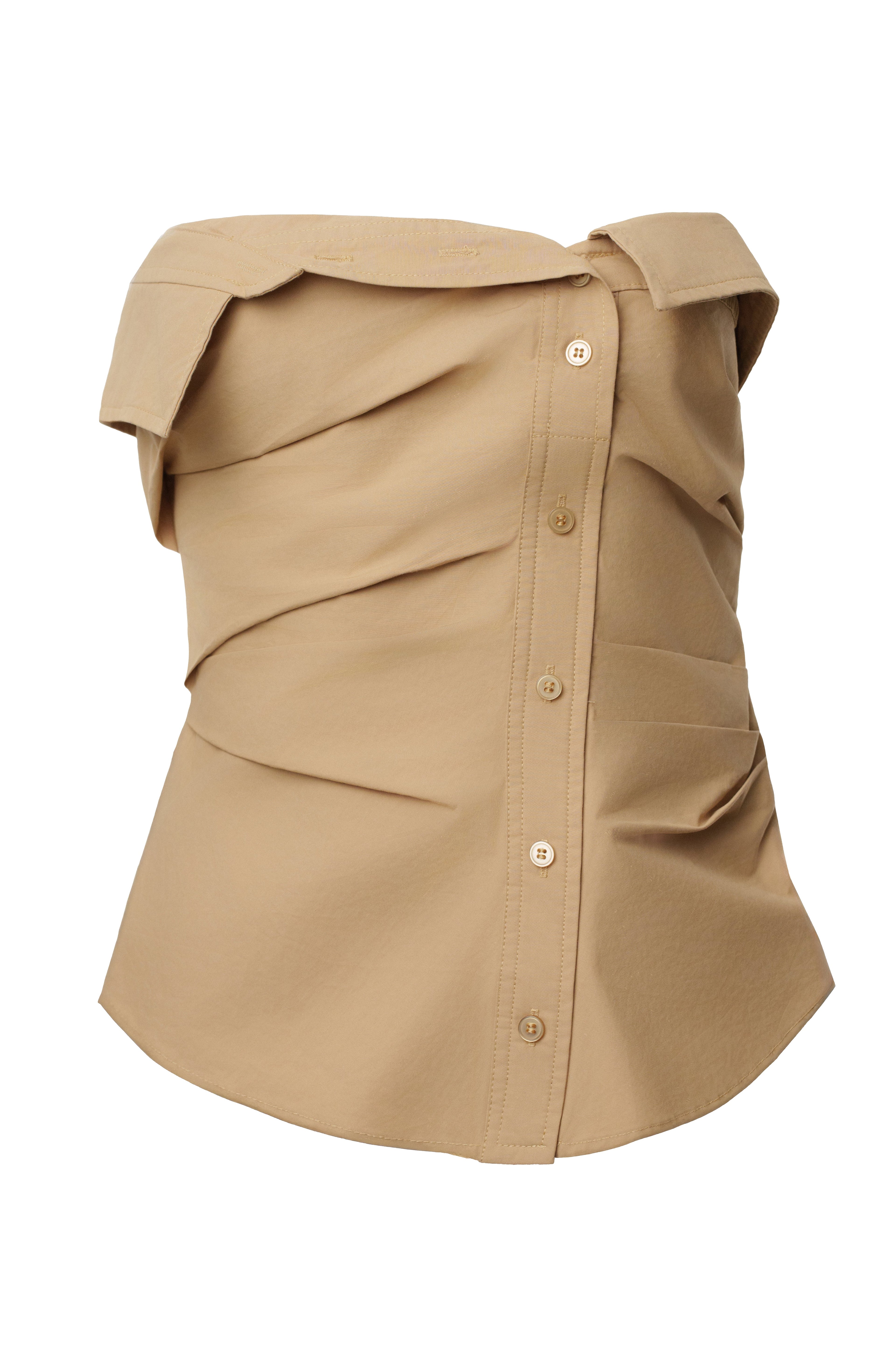Beige Riviera Fold Over Top