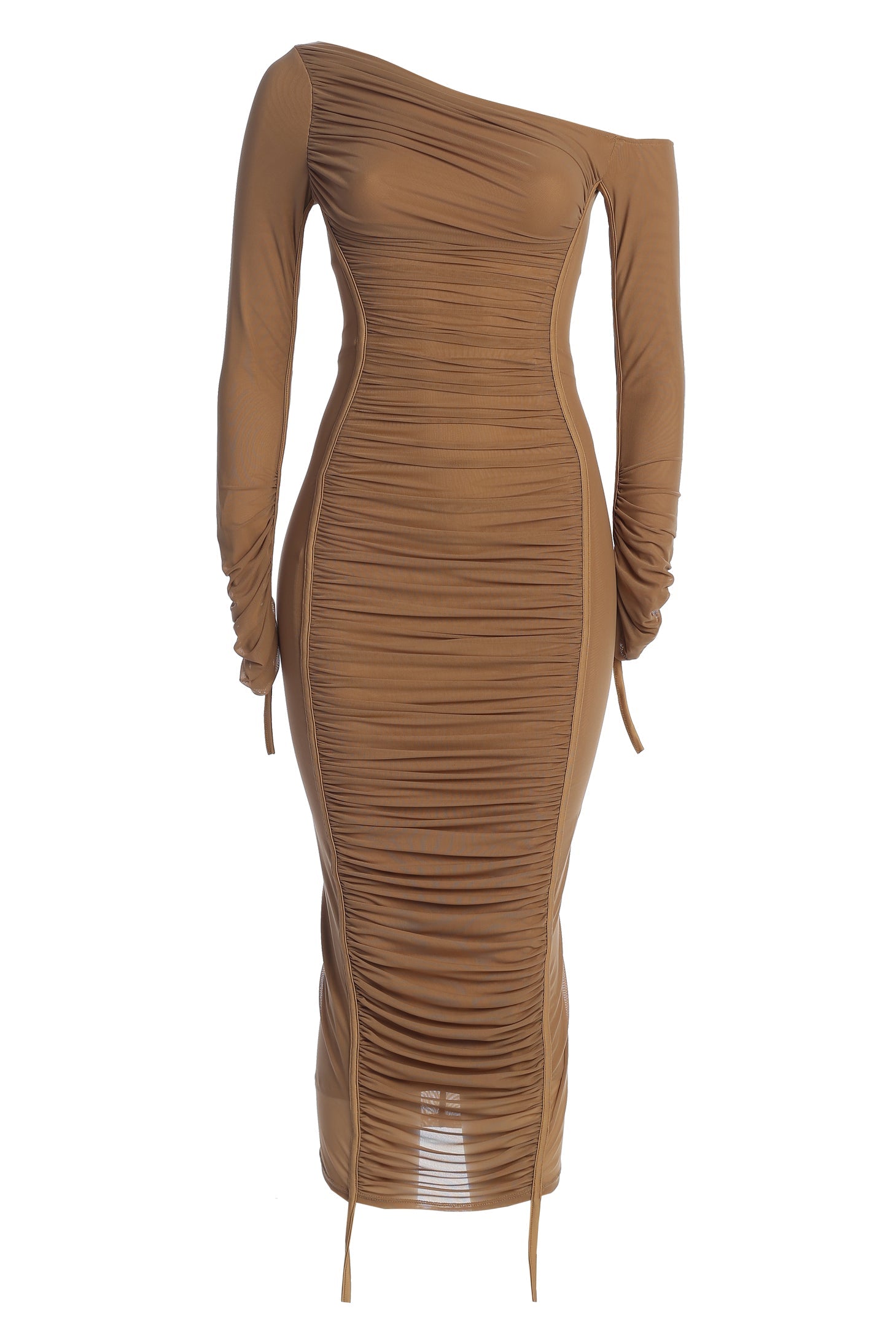 Beige Monika Midi Dress